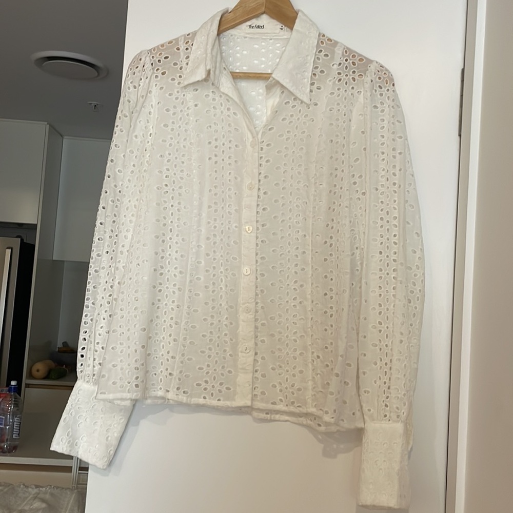 Yves Button Blouse by The Fated. Size 14. - Picture 3 of 6